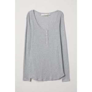 Bluza Henley cambrata