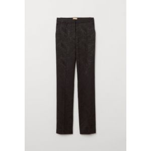 Pantaloni din tesatura jacard