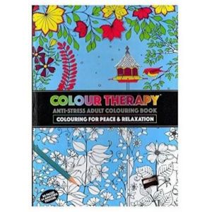 COLOUR THERAPY CARTE DE COLORAT 88 PG A4 PAG HARD COVER