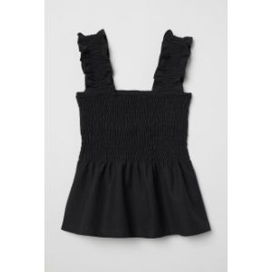 Top cu peplum si fronseuri