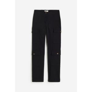 Pantaloni cargo din twill de bumbac