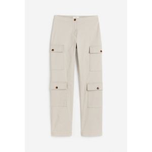 Pantaloni cargo din twill de bumbac