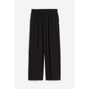 Pantaloni din crep cu elastic