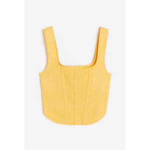 Top tip corset tricotat fin