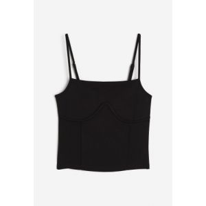 Top in stil corset cu bretele