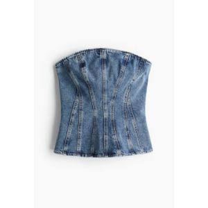 Top tip bustiera din denim