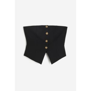 Top stil corset cu nasturi