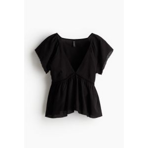 Bluza din crep cu peplum