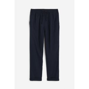 Pantaloni tip jogging din amestec de in