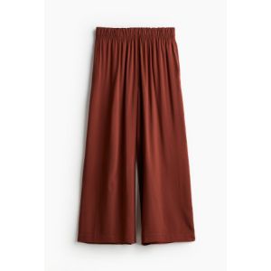 Pantaloni cropped cu elastic