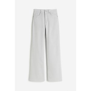 Pantaloni largi de twill