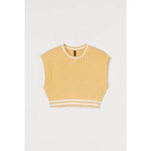 Top cropped tricotat