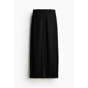 Pantaloni eleganti cu margine intoarsa