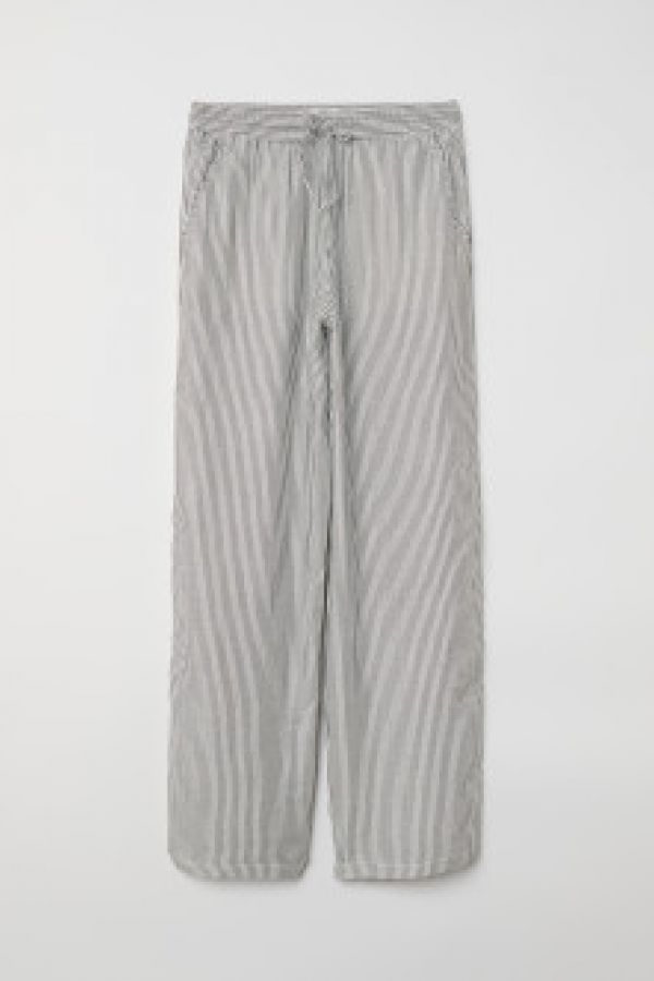  Pantaloni largi cu elastic