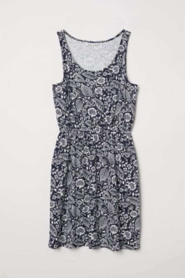  Sleeveless jersey dress