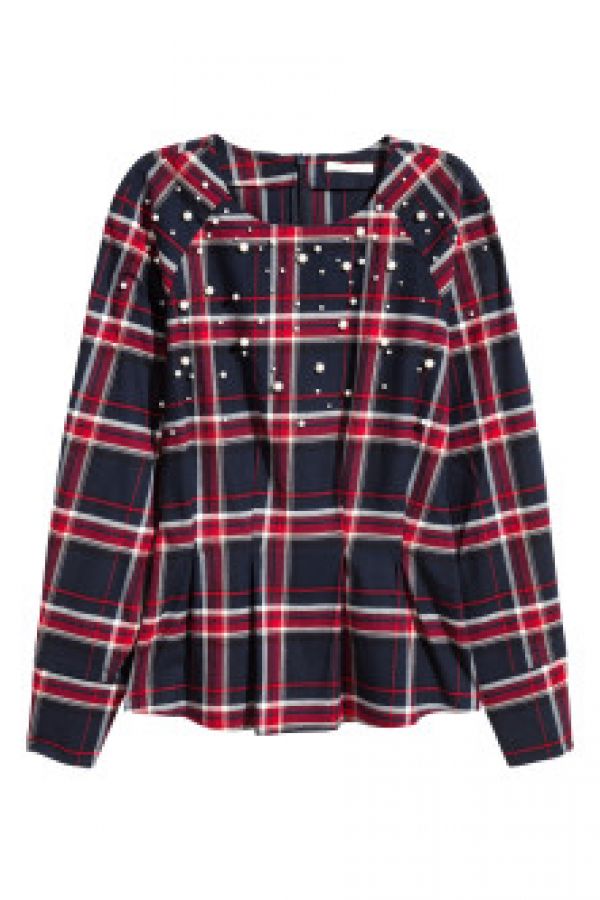  Bluza de flanel cu margele