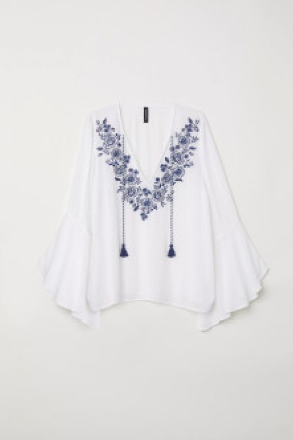  Bluza cu broderie