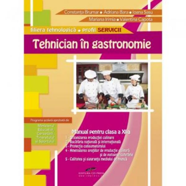  TEHNICIAN IN GASTRONOMIE CL A XI A