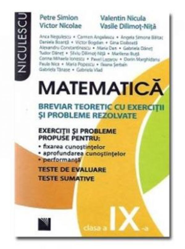  MATEMATICA BREVIAR CL 9