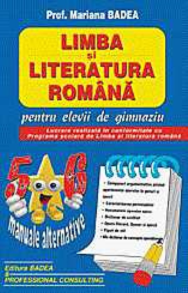  LIMBA SI LITERATURA ROMANA PT CL DE GIMNAZIU 5-6