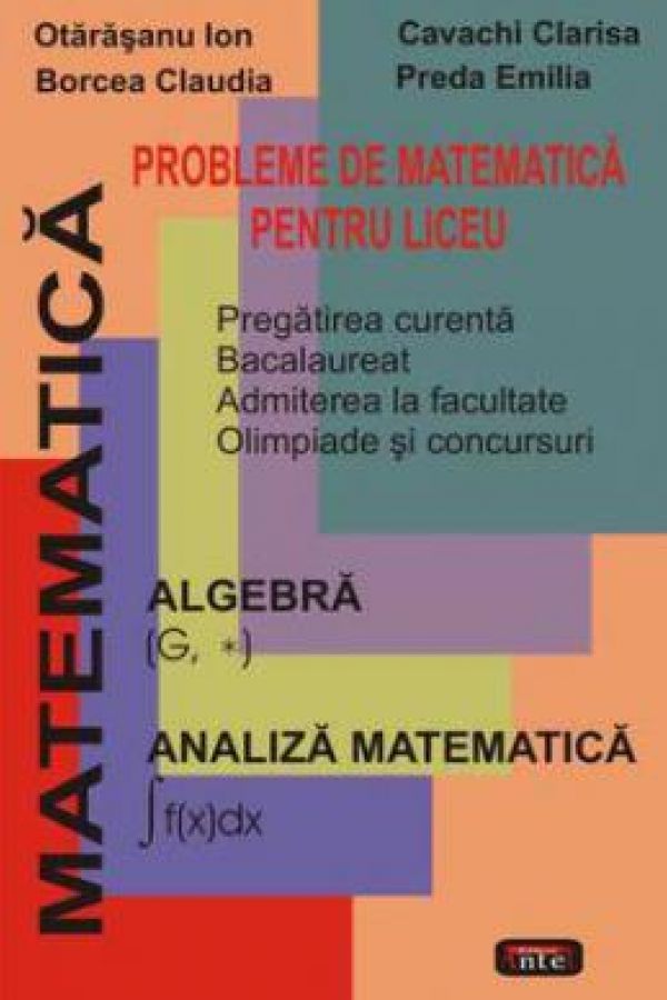  PROBLEME DE MATEMATICA PENTRU LICEU