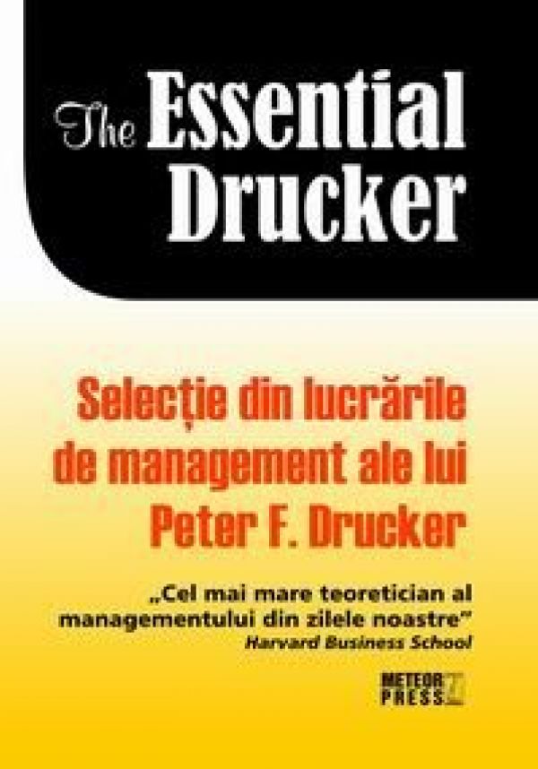  THE ESSENTIAL DRUCKER