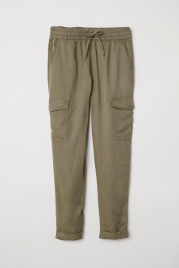  Pantaloni cargo de lyocell