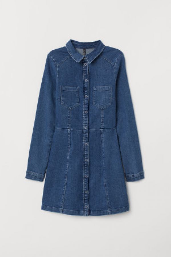  Rochie scurta de denim