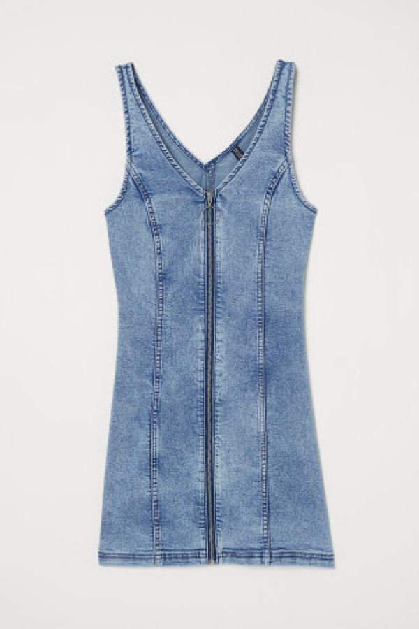  Rochie scurta de denim