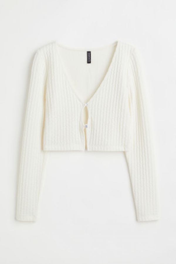  Cardigan tricotat reiat