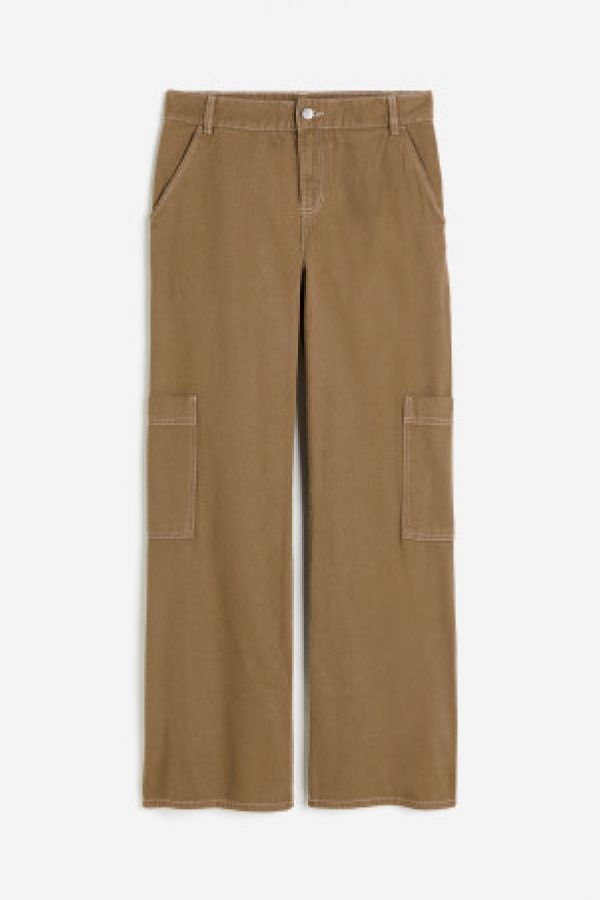  Pantaloni cargo largi