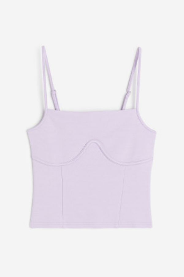  Top in stil corset cu bretele