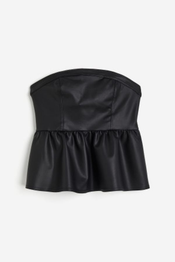  Top tip bustiera cu peplum