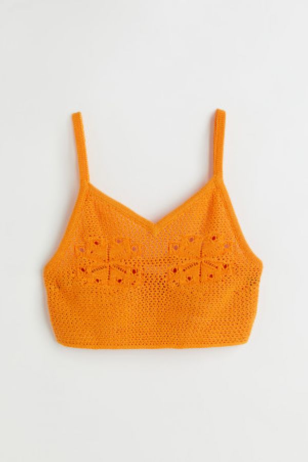  Top cropped tricotat