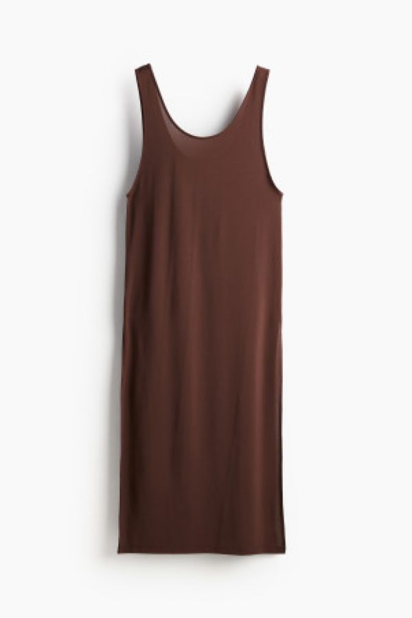  Scoop-neck beach dress