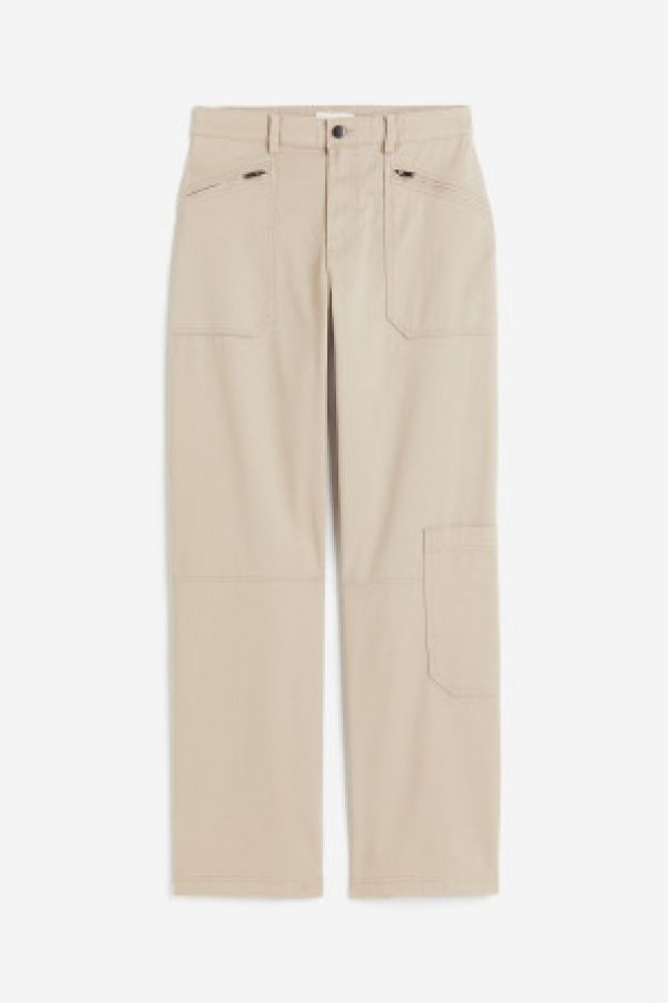  Pantaloni cargo din twill