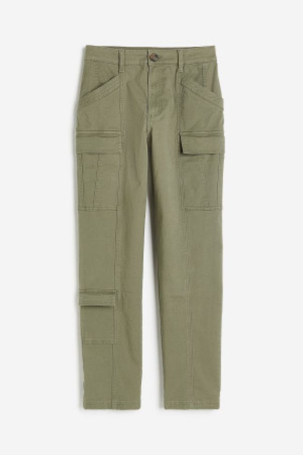  Pantaloni cargo din twill