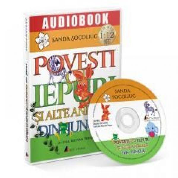  CD POVESTI CU IEPURI SI ALTE ANIMALE DIN JUNGLA