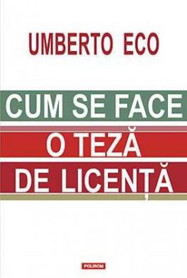  CUM SE FACE O TEZA DE LICENTA EDITIA 2014