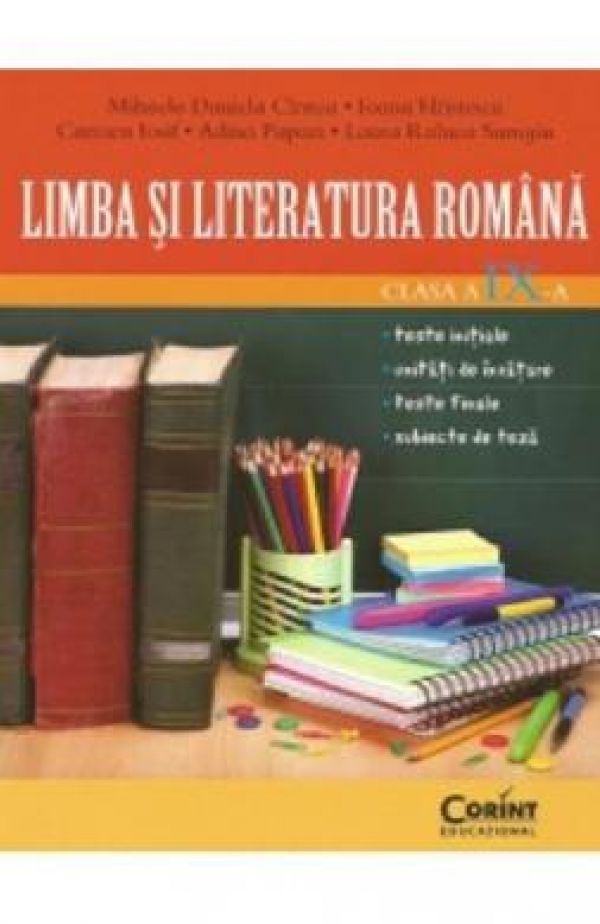  LIMBA SI LITERATURA ROMANA CLS A IX-A CIRSTEA