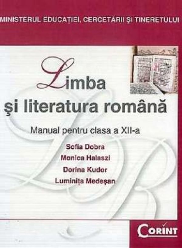  MANUAL CLS. A XII-A LB. SI LIT. ROMANA - DOBRA 2014