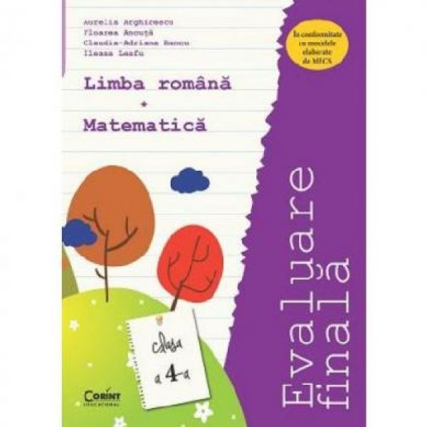  EVALUARE FINALA CLS. 2 ROMANA SI MATEMATICA - ARGHIRESCU