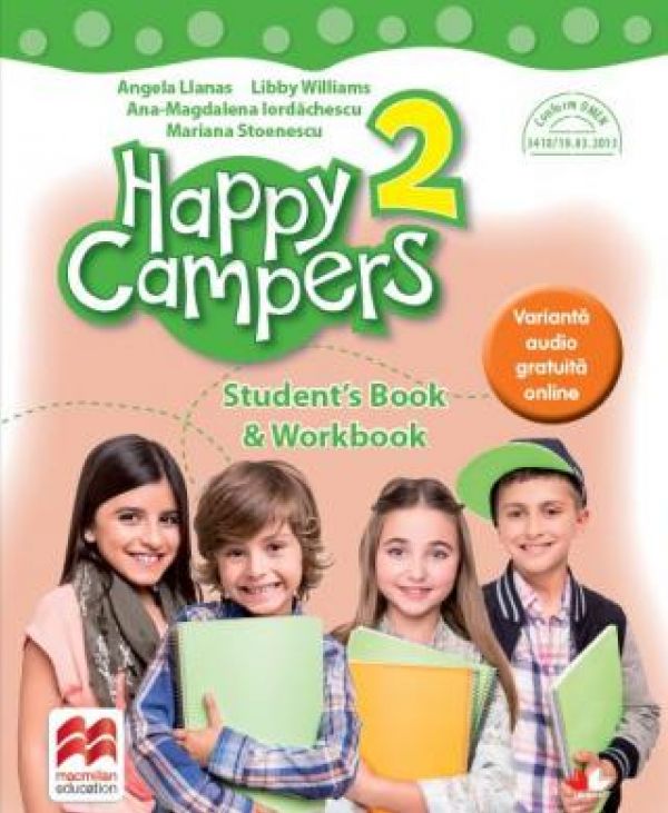  HAPPY CAMPERS. STUDENT BOOK, WORKBOOK. CLASA A II-A