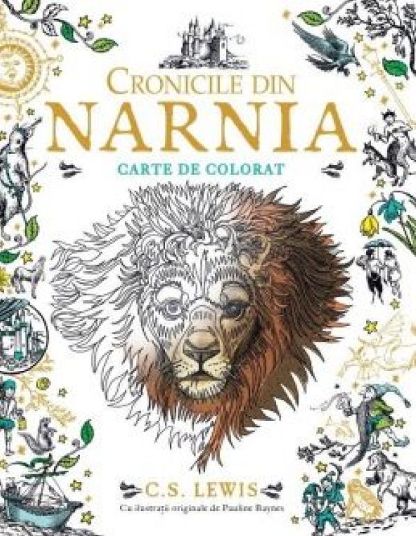  CRONICILE DIN NARNIA. CARTE DE COLORAT